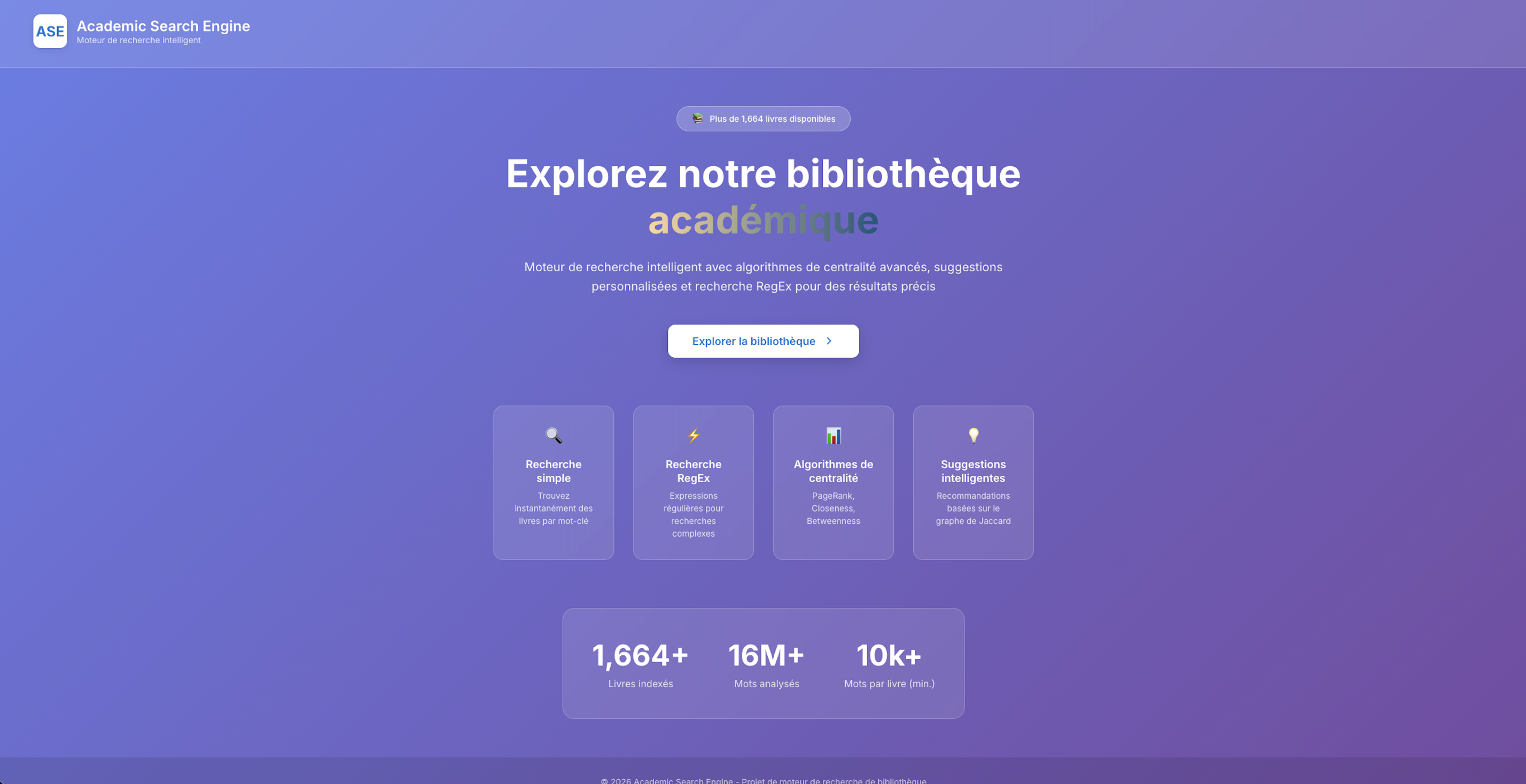 MTR — Moteur de recherche de livres full-stack - 1